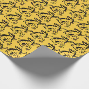 Papier Cadeau Harry Potter   Icône Badger Hufflepuff