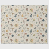 Papier Cadeau Harry Potter Icons Pattern - Birthday (Plat)
