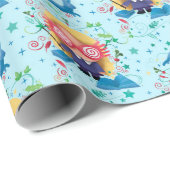 Papier Cadeau Harry Potter | Luna Lovegood Graphique (Coin rond)