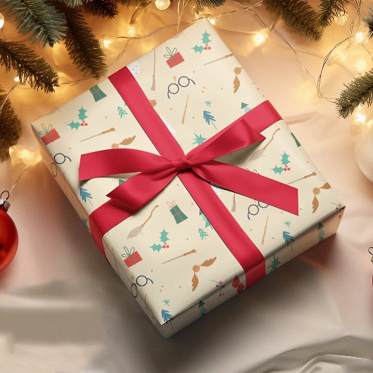 Papier Cadeau Harry Potter | Motif d'icône de vacances