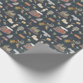 Papier Cadeau HARRY POTTER™ | Motif d'icônes (Coin)