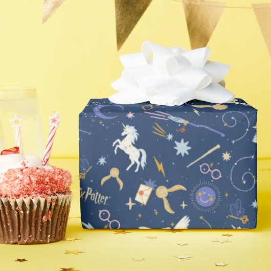 Papier Cadeau HARRY POTTER™ Motif icône du solstice d'été (Fête d'anniversaire)