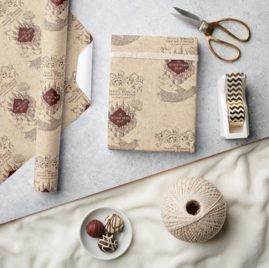 Papier Cadeau Harry Potter Spell | Carte de Marauder (Artisanat)