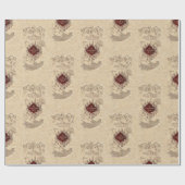 Papier Cadeau Harry Potter Spell | Carte de Marauder (Plat)