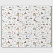 Papier Cadeau HARRY POTTER™ Tiny Magic Pattern (Plat)