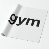 Papier Cadeau Hashtag GYM (Déroulé)
