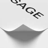 Papier Cadeau #HASHTAG - Symbole de balise de hachage (Coin)