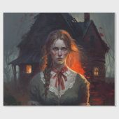 Papier Cadeau Haunting house (Plat)