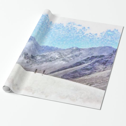 Papier Cadeau Hausse jusqu'au dessus (Déroulé)