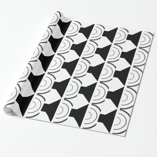 Papier Cadeau Haut-parleur Volume (Déroulé)