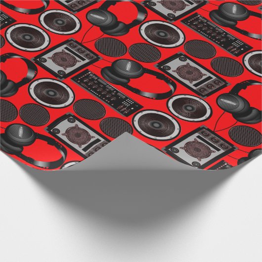 Papier Cadeau Haut-parleurs audio et caisson (Coin)