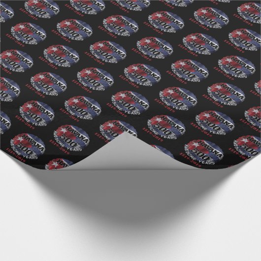 Papier Cadeau Havana 500 Awesome Years - Cuba Anniversary (Coin)