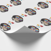 Papier Cadeau Havanese Chien avec coeurs Saint-Valentin Throw Pi (Coin)