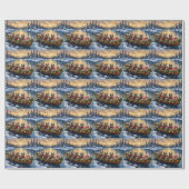 Papier Cadeau Havanese Christmas Boat Holiday (Plat)