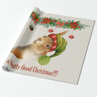 Papier Cadeau Have a Nutty Good Christmas Squirrel Holiday