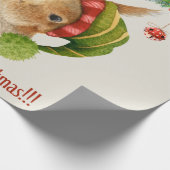 Papier Cadeau Have a Nutty Good Christmas Squirrel Holiday (Coin)