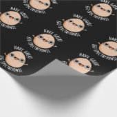 Papier Cadeau Have Great Egg-spectations Funny Egg Pun Dark BG (Coin)