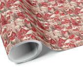 Papier Cadeau Haven d'hiver (Coin rond)