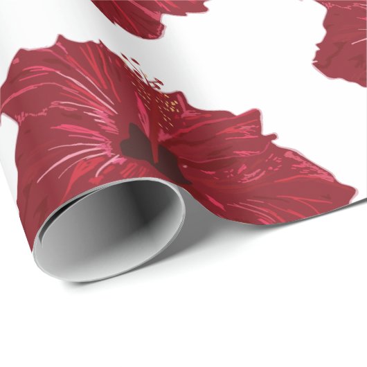 Papier Cadeau Hawaii (Coin rond)