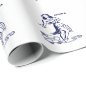 Papier Cadeau Hawaii Aloha (Coin rond)