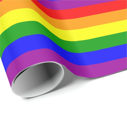 Papier Cadeau Hawaii Rainbows (Coin rond)