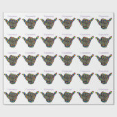 Papier Cadeau Hawaiian Shaka Psychedelic Thunder_Cove (Plat)