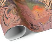 PAPIER CADEAU HAWK (Coin rond)