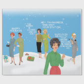 Papier Cadeau Hé, le train en panne, ce n'est pas ta gare. (Plat)