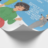 Papier Cadeau Hé, le train en panne, ce n'est pas ta gare. (Coin)