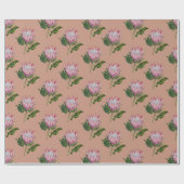 Papier Cadeau Heart of Gondwana, Dawn Pink Wrapping Paper Design (Plat)