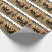 Papier Cadeau Hébergement de cowboys au ranch (Coin)