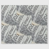 Papier Cadeau Hébreux Passage 11:1 (Plat)