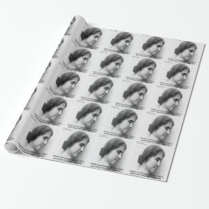 Papier Cadeau Helen Keller & Célèbre Citation Sourds/Aveugles