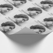 Papier Cadeau Helen Keller et Célèbre Citation Sourde/Aveugle (Coin)