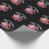 Papier Cadeau Heli-llujah Funny Helicopter Pun Dark BG (Coin)