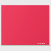 Papier Cadeau Heliconia red color (Plat)