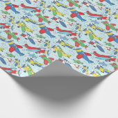 Papier Cadeau hélicoptère (Coin)