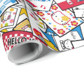 Papier cadeau Hello Kitty (Coin rond)