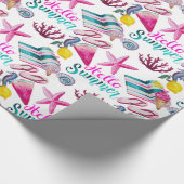 Papier Cadeau Hello Summer (Coin)