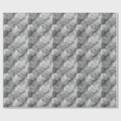 Papier Cadeau Hématite Gris Scribblé Texture (Plat)