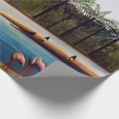Papier Cadeau Henri Rousseau - Les Flamants roses (Coin)