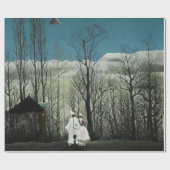 Papier Cadeau Henri Rousseau - Soirée Carnaval (Plat)