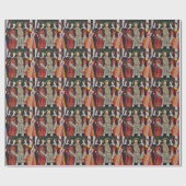 Papier Cadeau Henry Le Huitième et Ses Six Femmes (Plat)