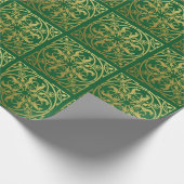 Papier Cadeau Herald de la Renaissance médiévale Lion Leopard Me (Coin)