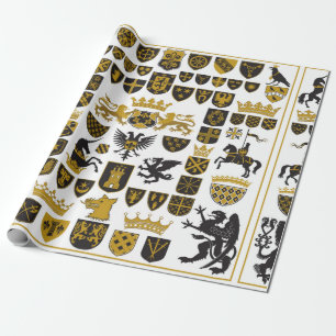 Papier Cadeau HERALDRY Crests and Symboles