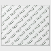 Papier Cadeau Herbes du jardin (Plat)