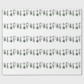 Papier Cadeau Herbes du jardin (Plat)