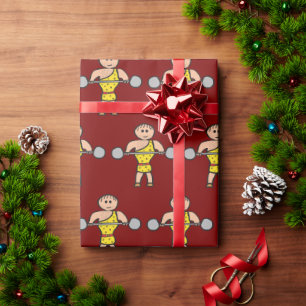 Papier Cadeau Hercule de cirque