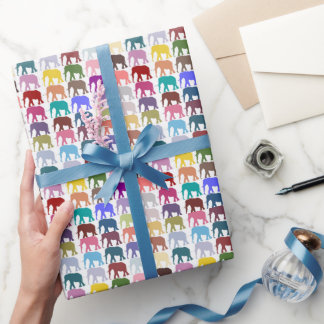 Papier Cadeau Herd coloré