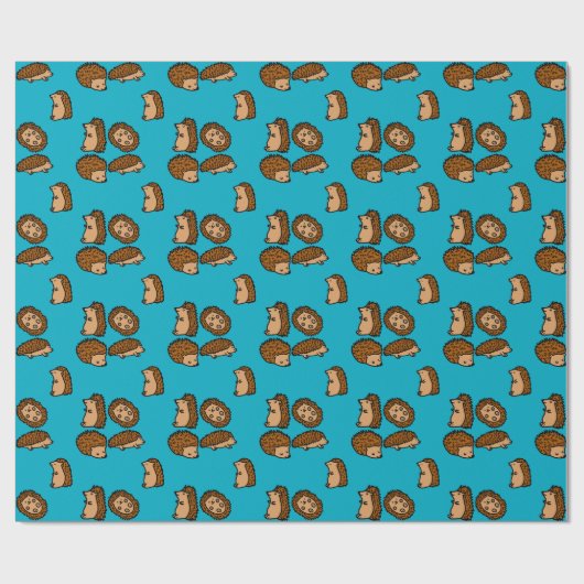Papier Cadeau Hérisson (Plat)